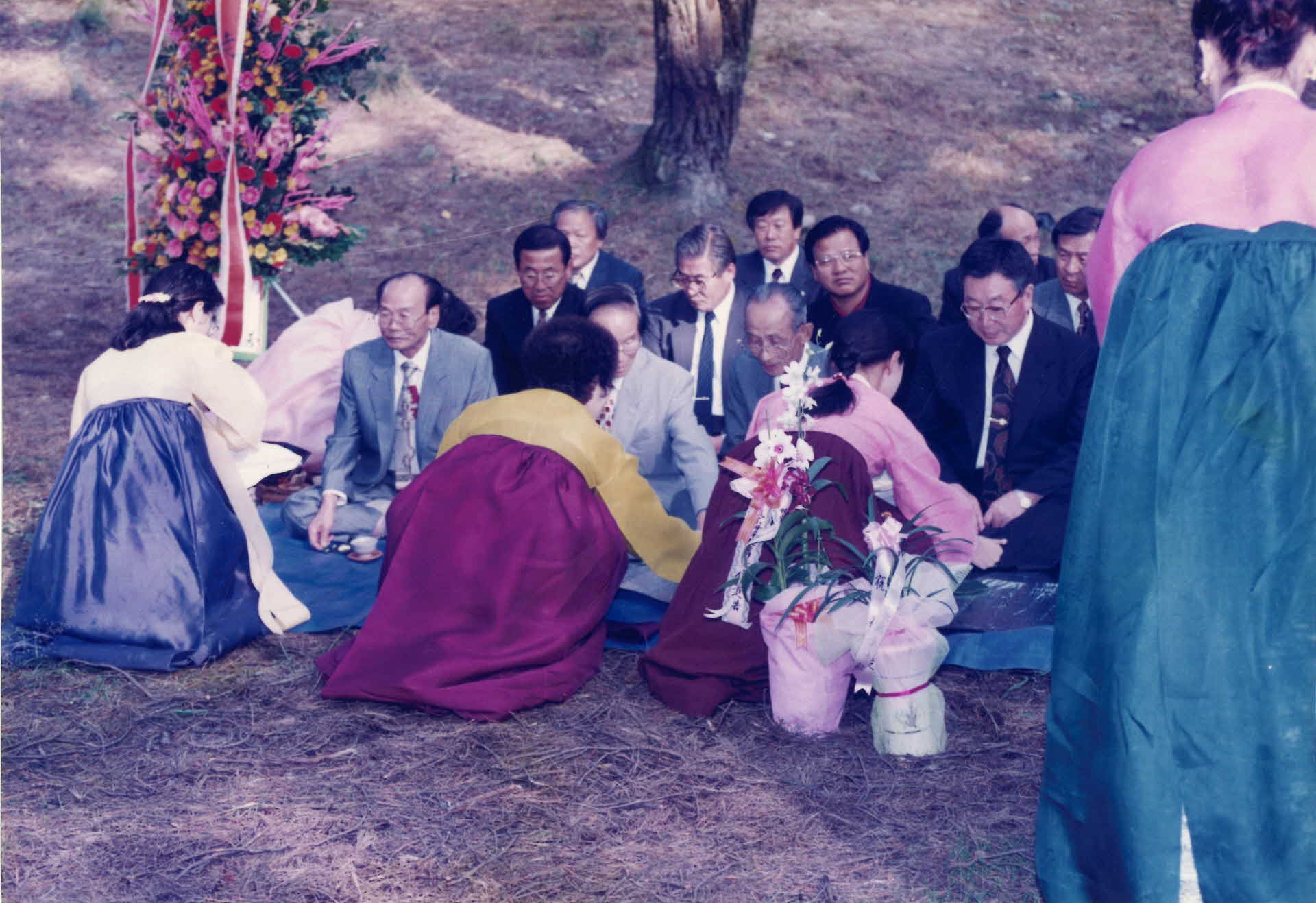 95년 무아다회-관객석, 시음, 남성측