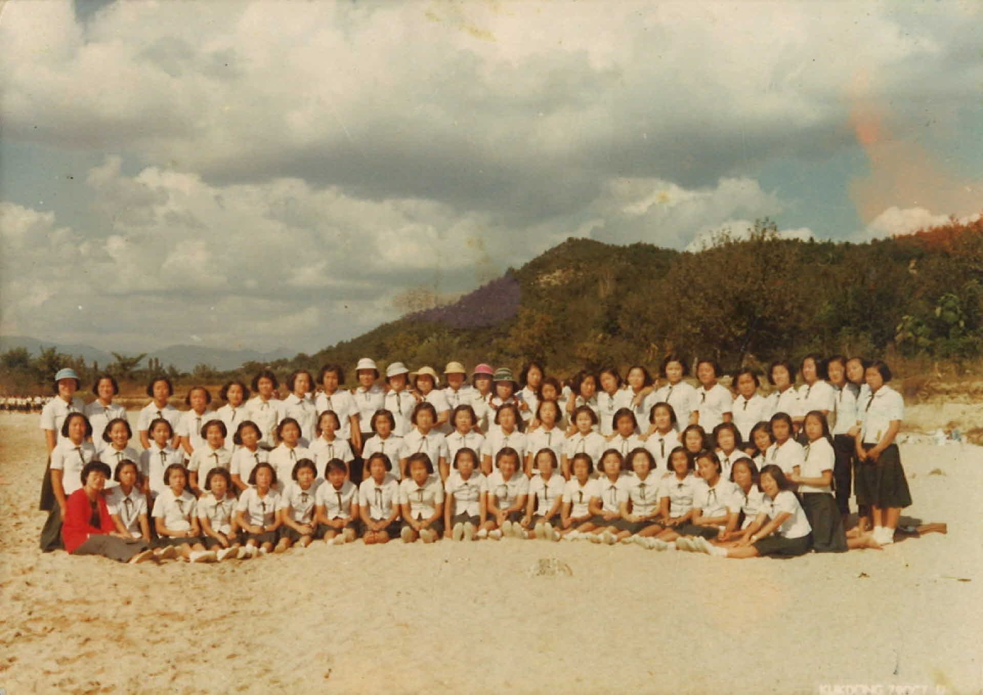 김광석 선생님 한정에서 소풍사진