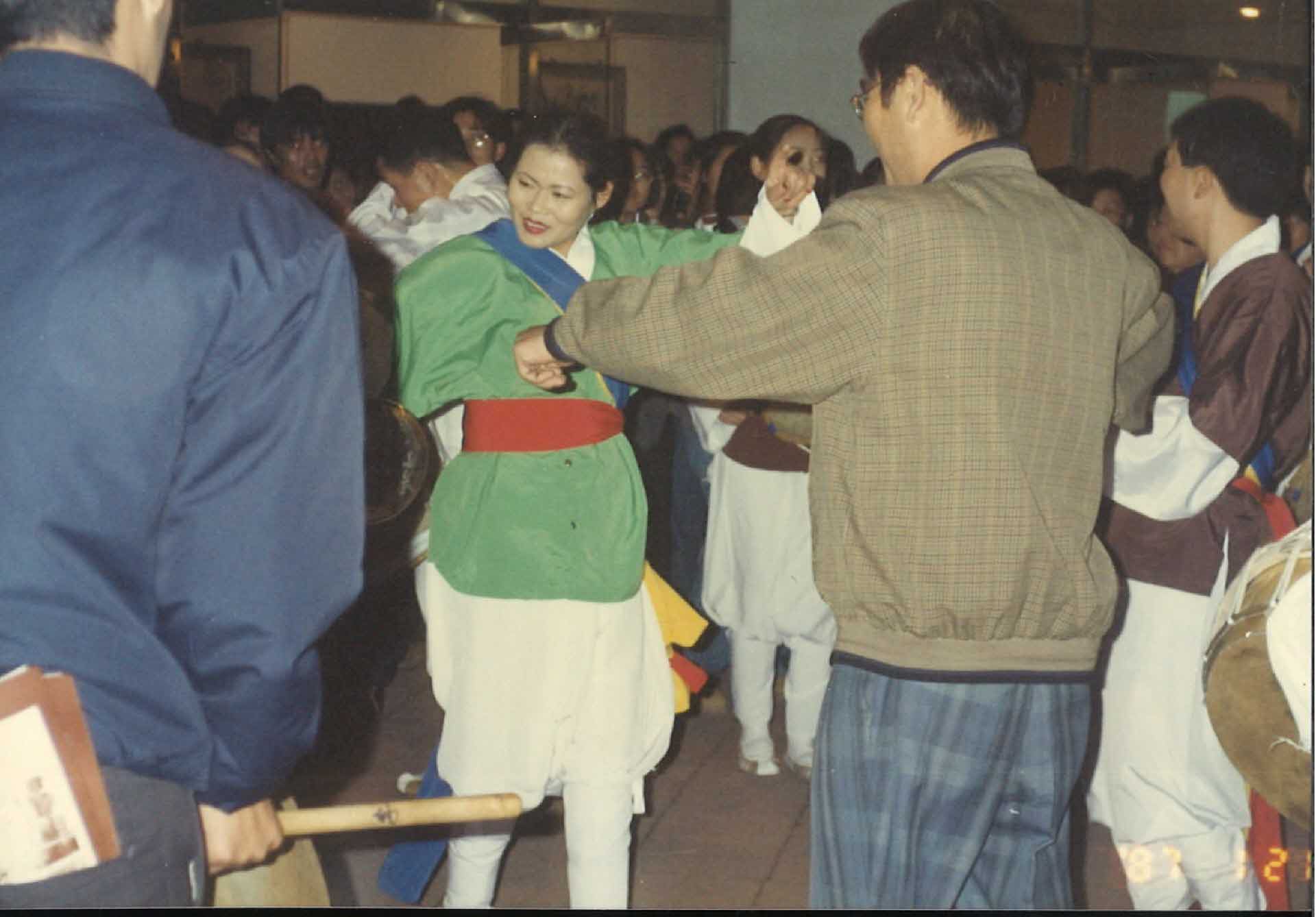97년 시민회관 공연후 뒷풀이