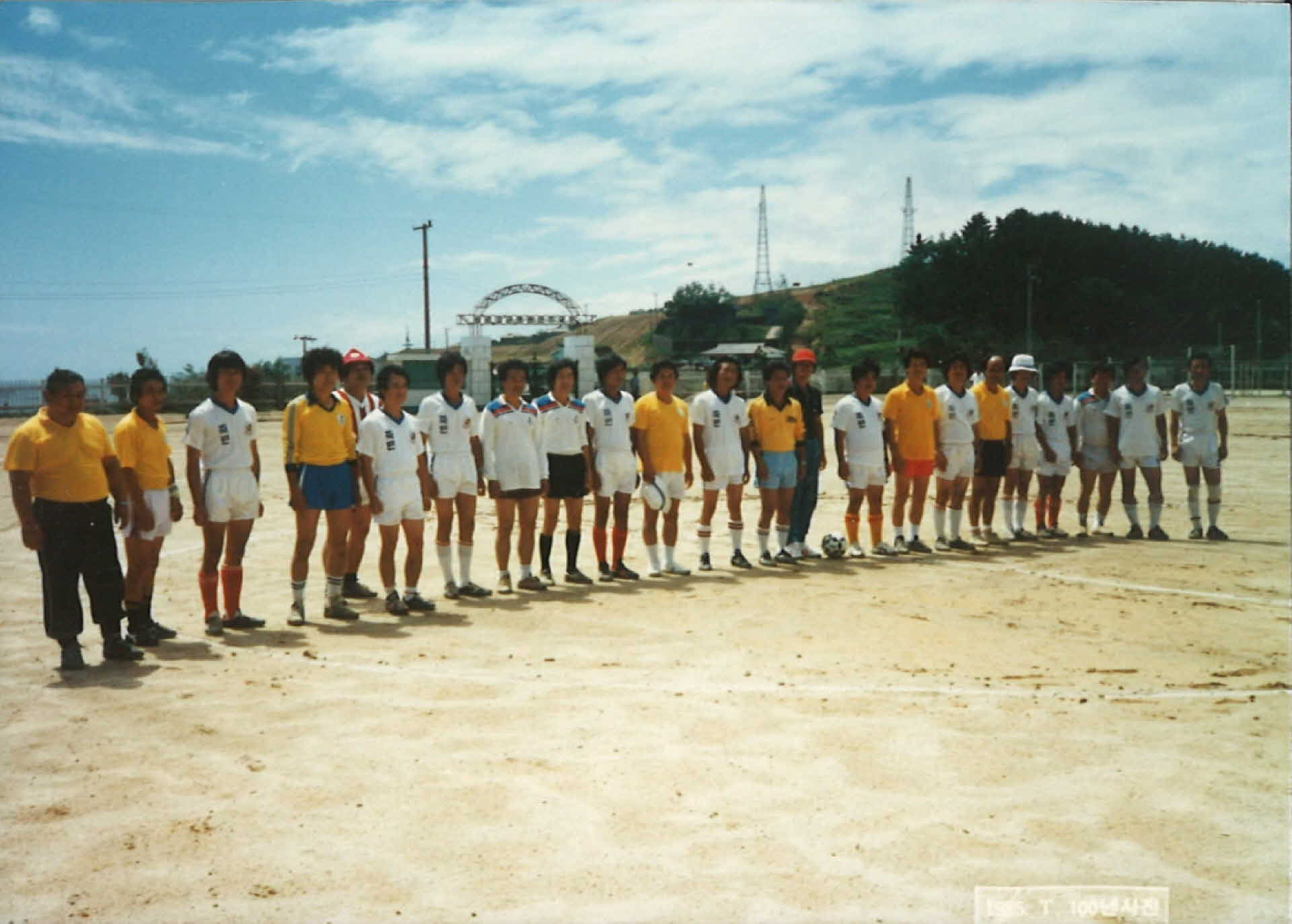 초청 친선 축구대회, 시장기 쟁탈 축구대회 단체사진
