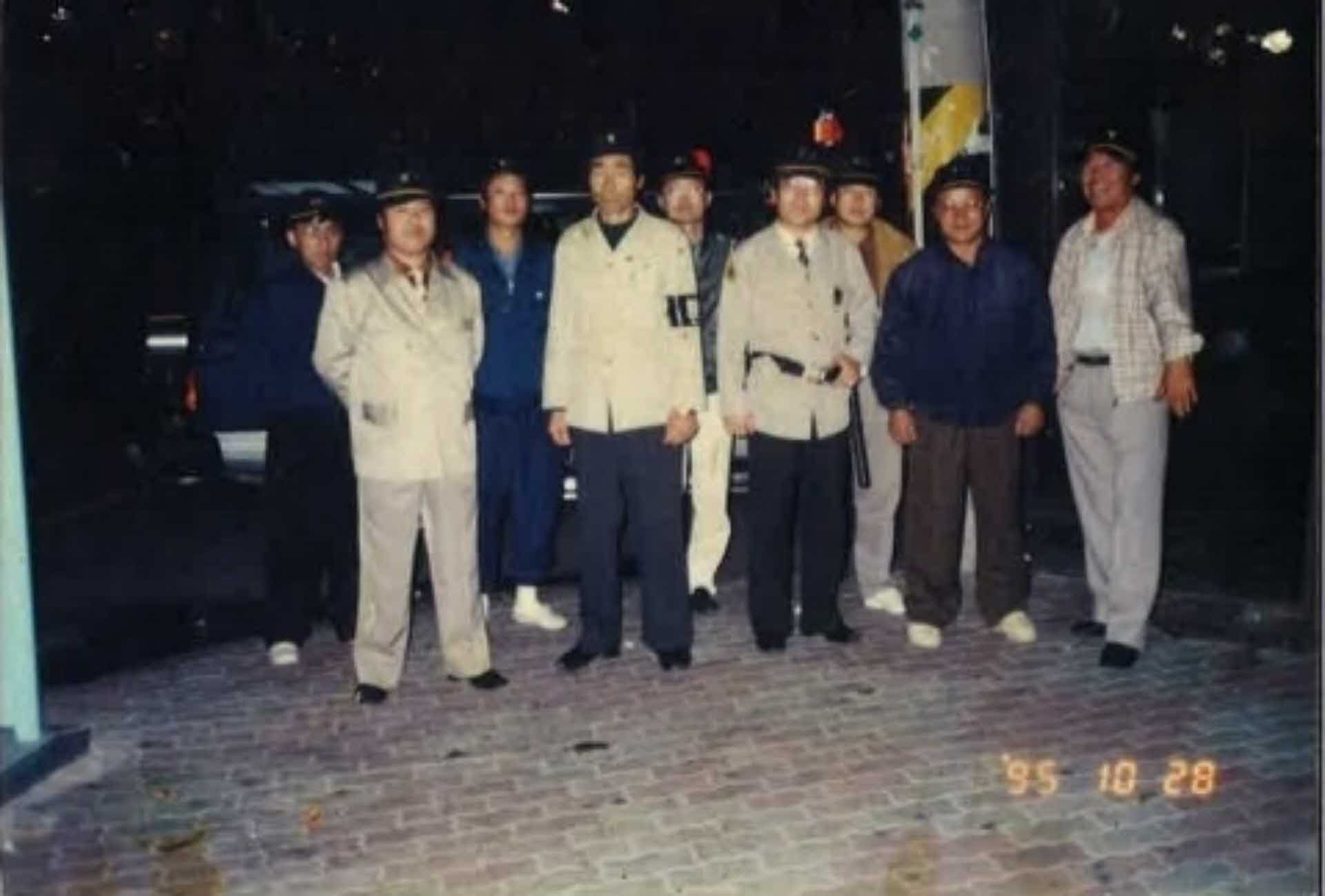 자율방범대 순찰사진