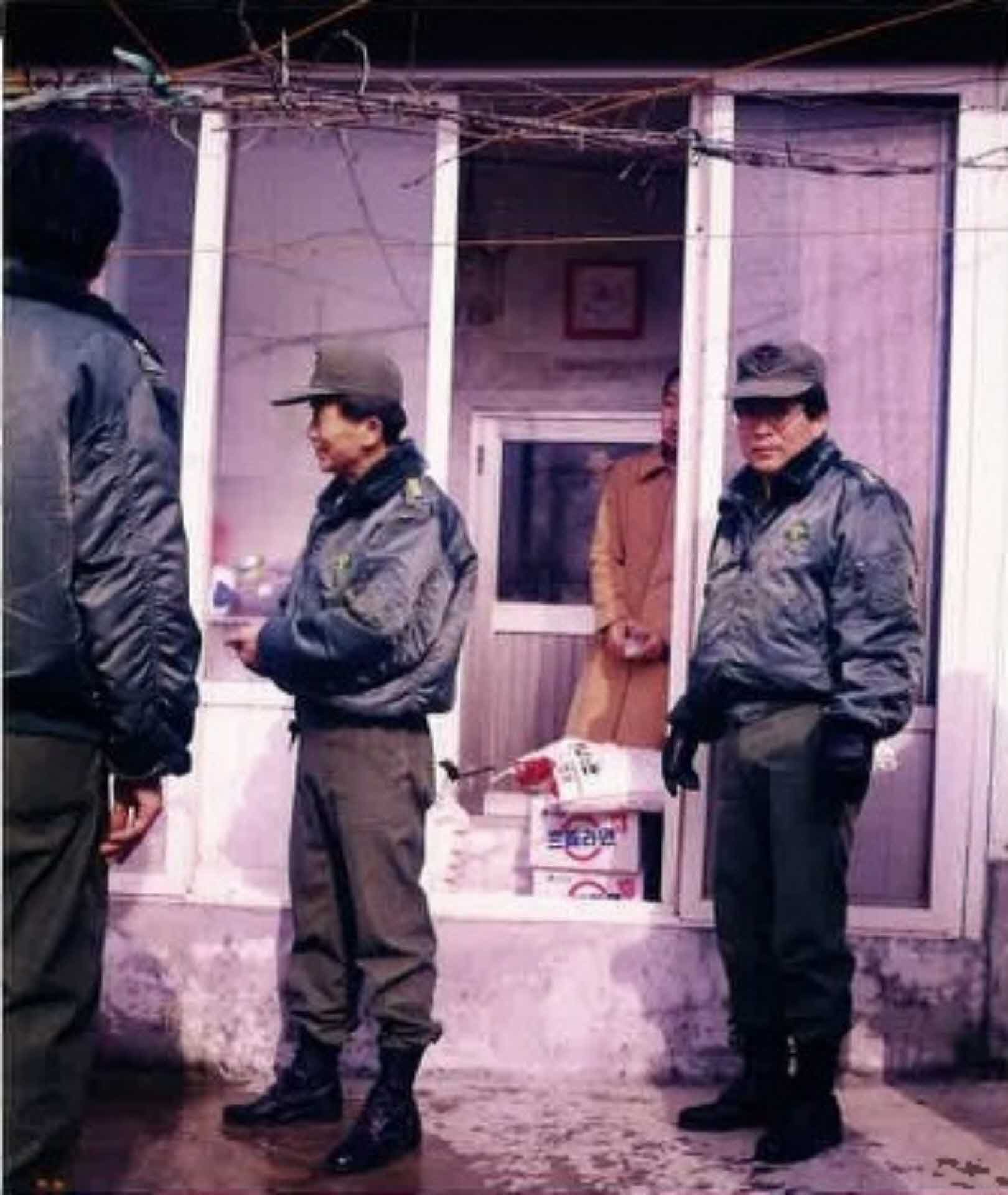 의용소방대 활동사진-물품전달