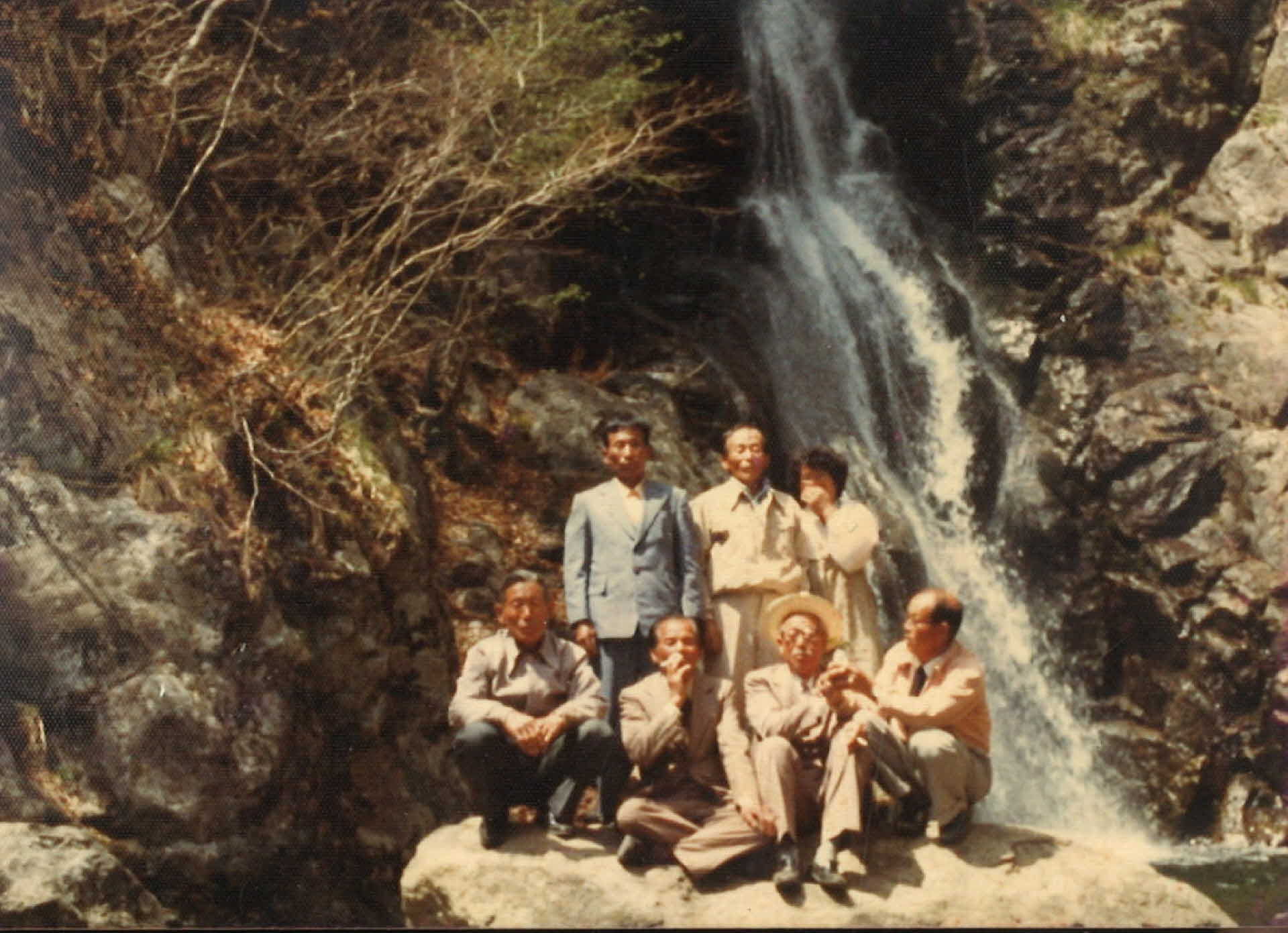 희방폭포 배경 기념사진