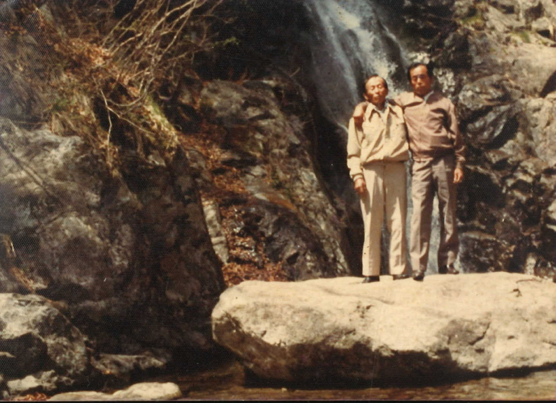 희방폭포 배경 기념사진