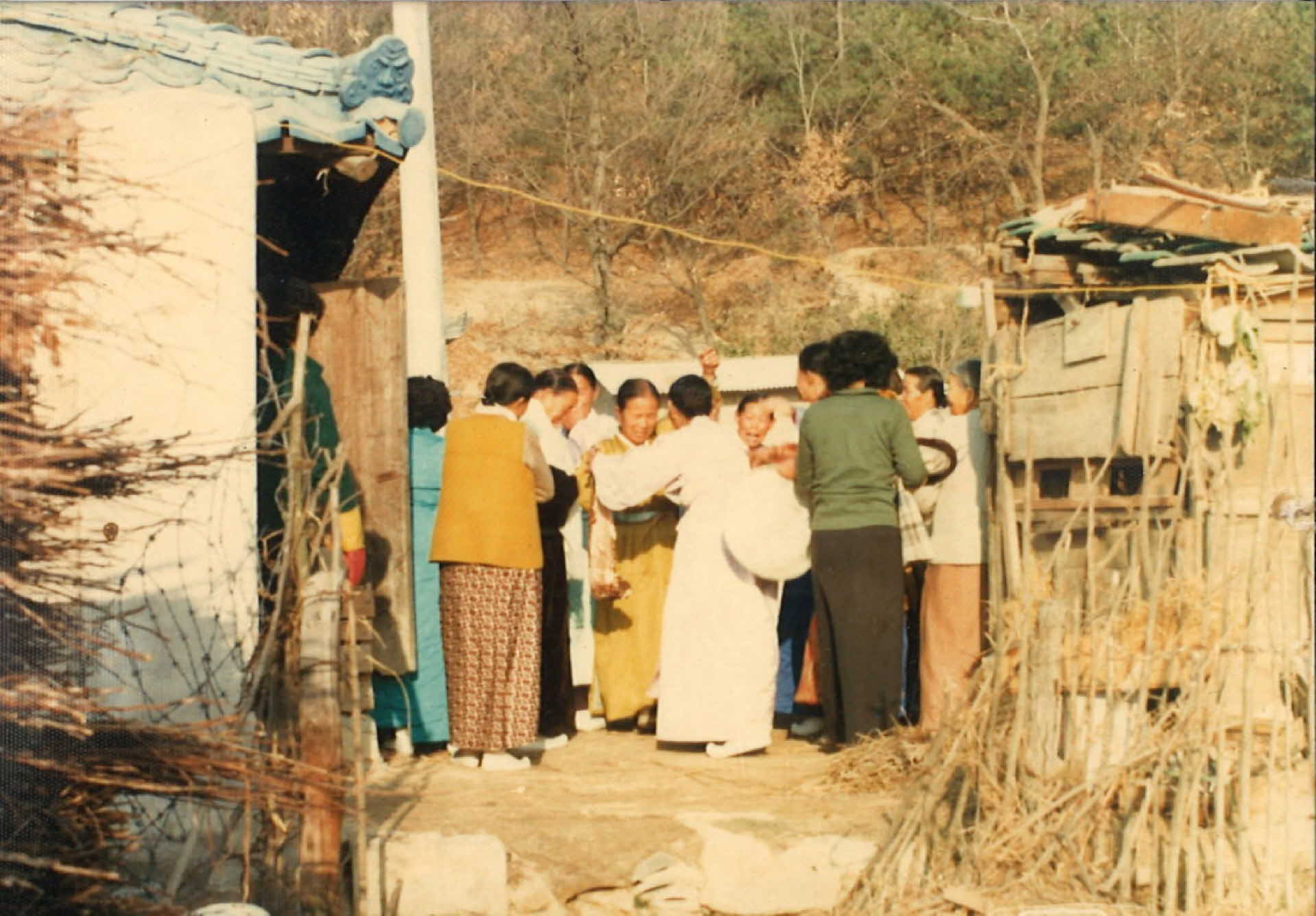 회갑연 준비사진 등 80년대 생활사진