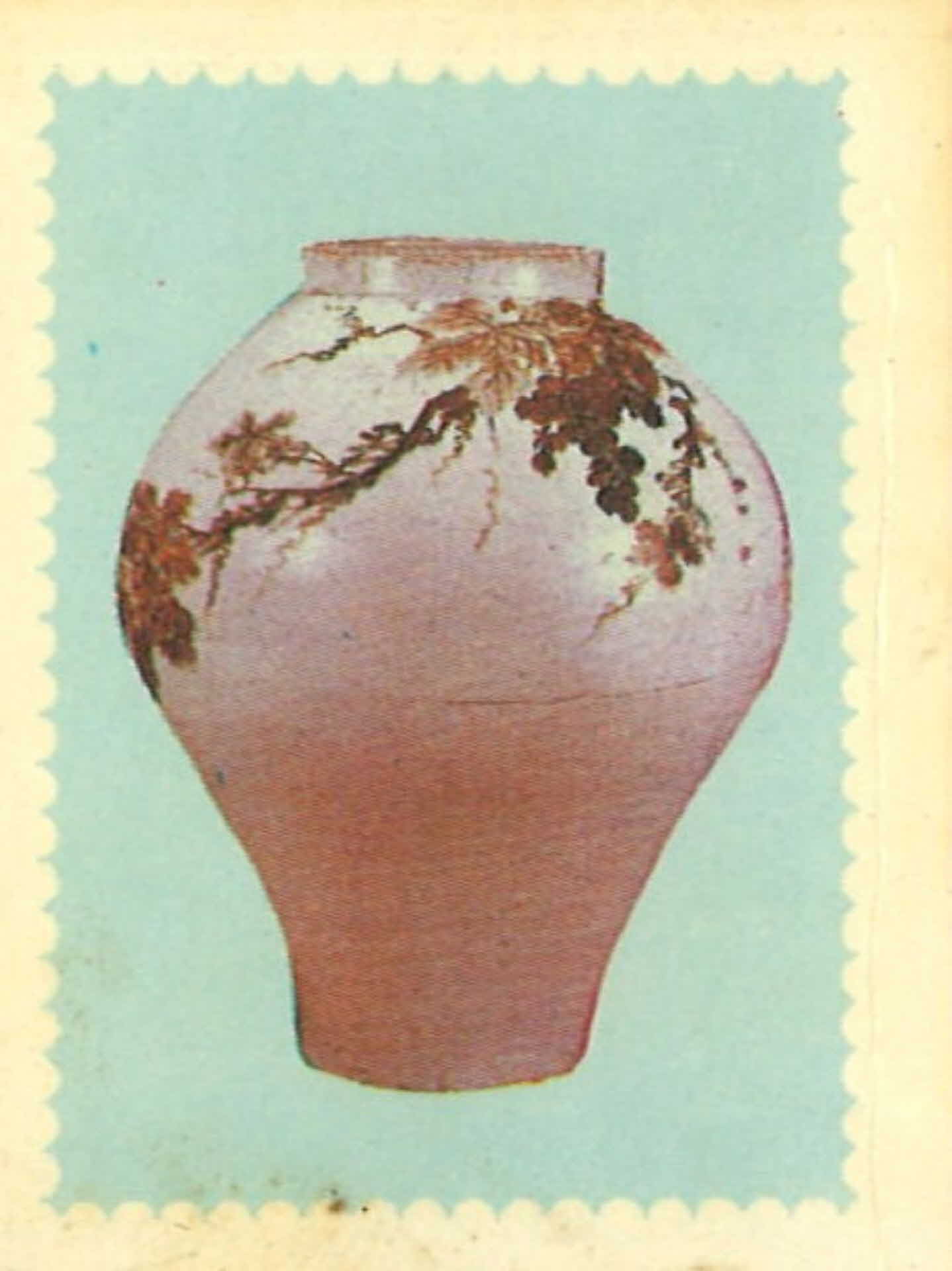 사진 꽃 모양 도자기