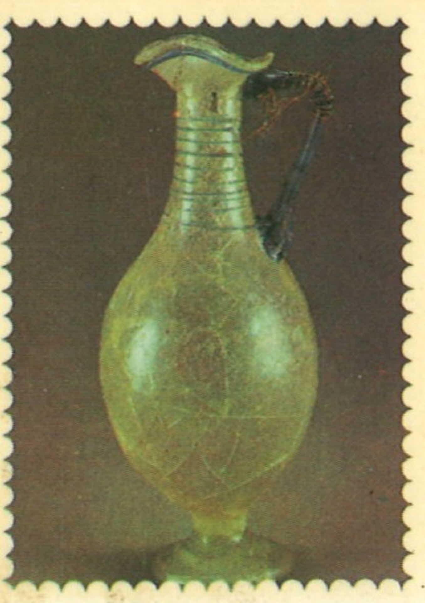 사진 녹슨 색깔 도자기