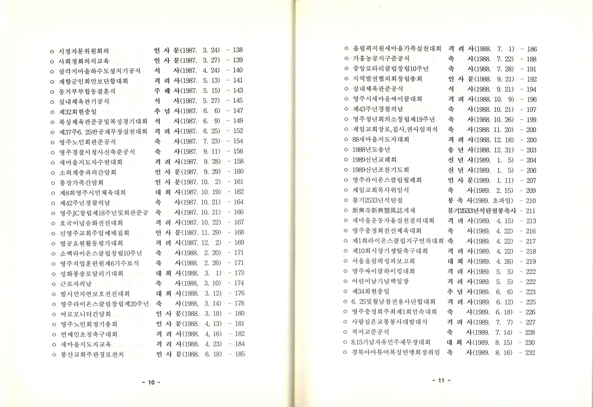 다시 더듬어 보는 그 때(1980∼1997 각종 연설문 모음