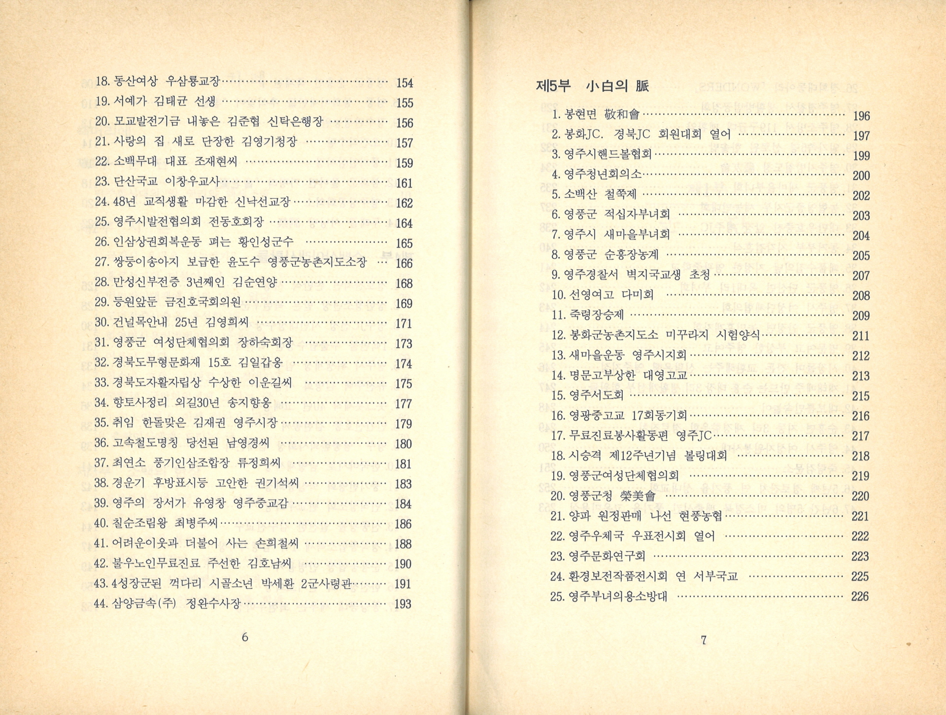 소백(小白)의 맥(脉)