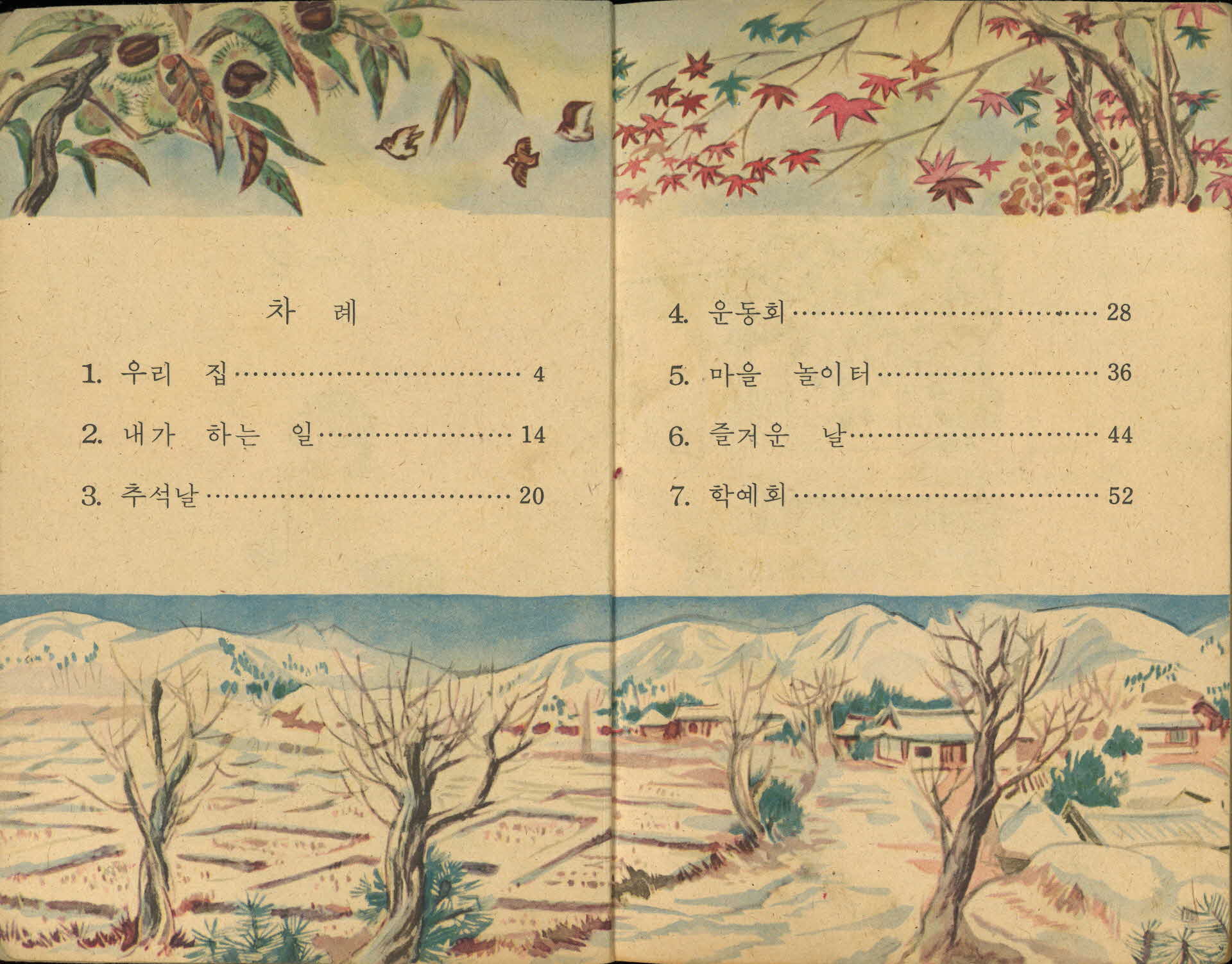 국민학교 1학년 2학기 『사회』 교과서