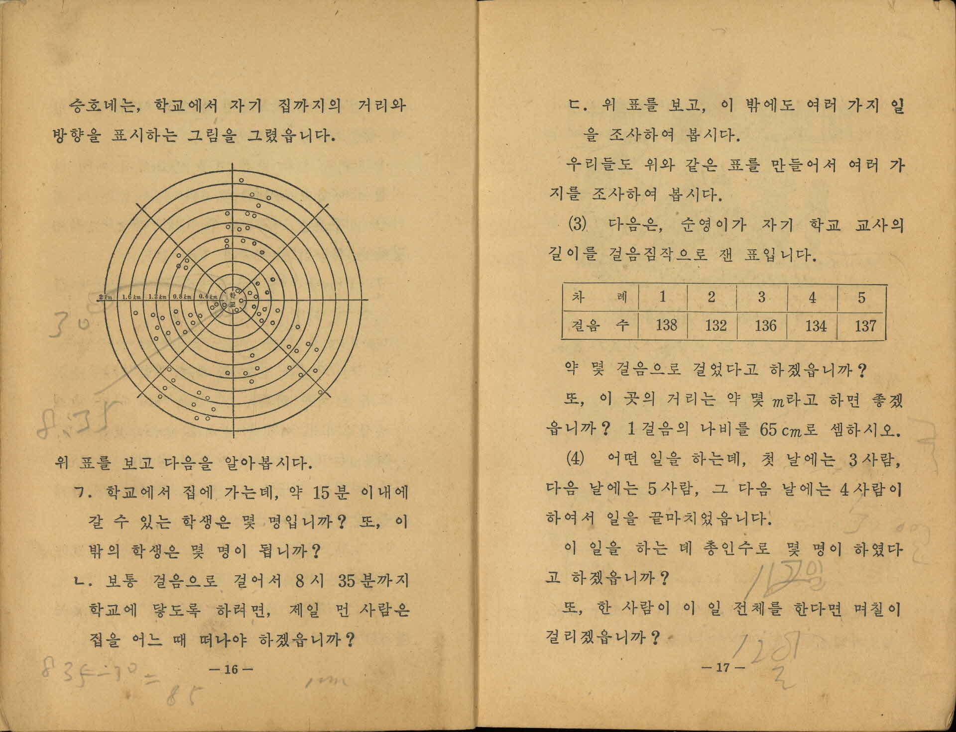 국민학교 5학년 1학기 『산수』 교과서