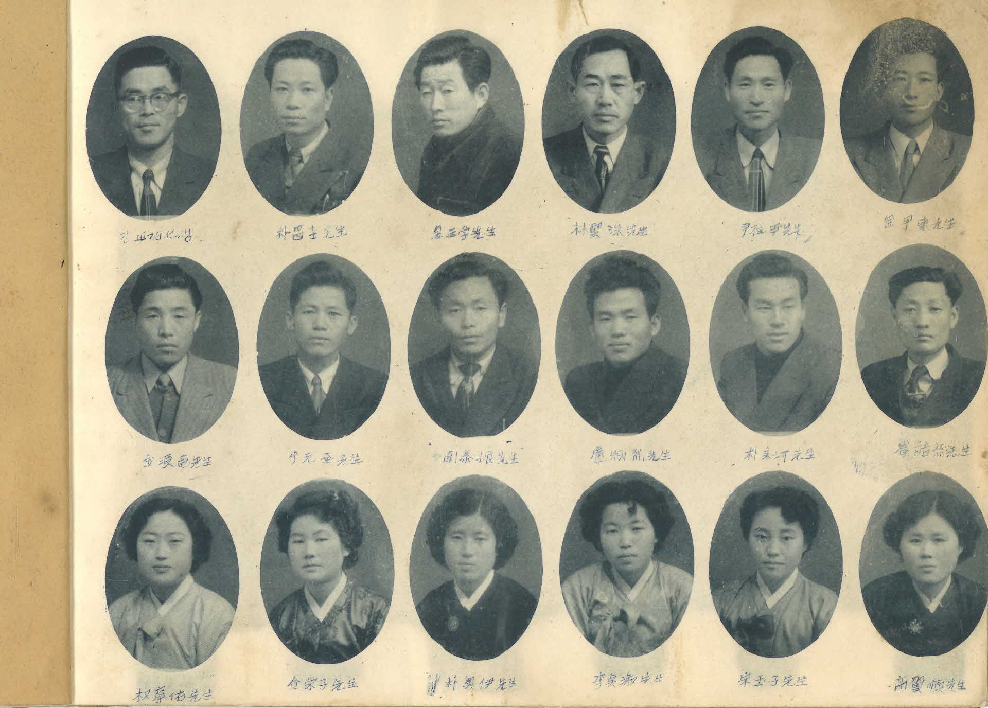 영주중부국민학교 졸업기념 앨범