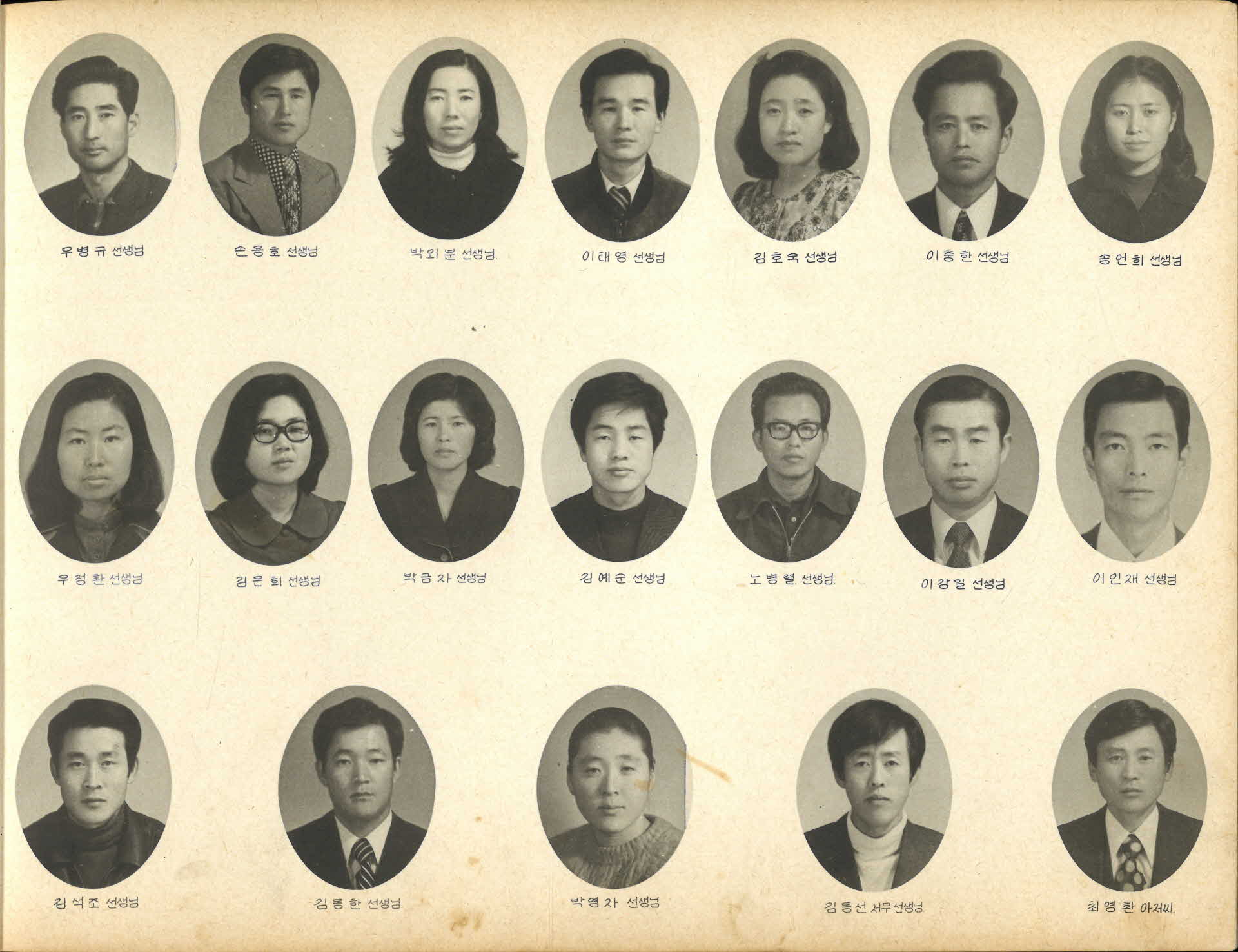 풍기국민학교 제65회 졸업기념