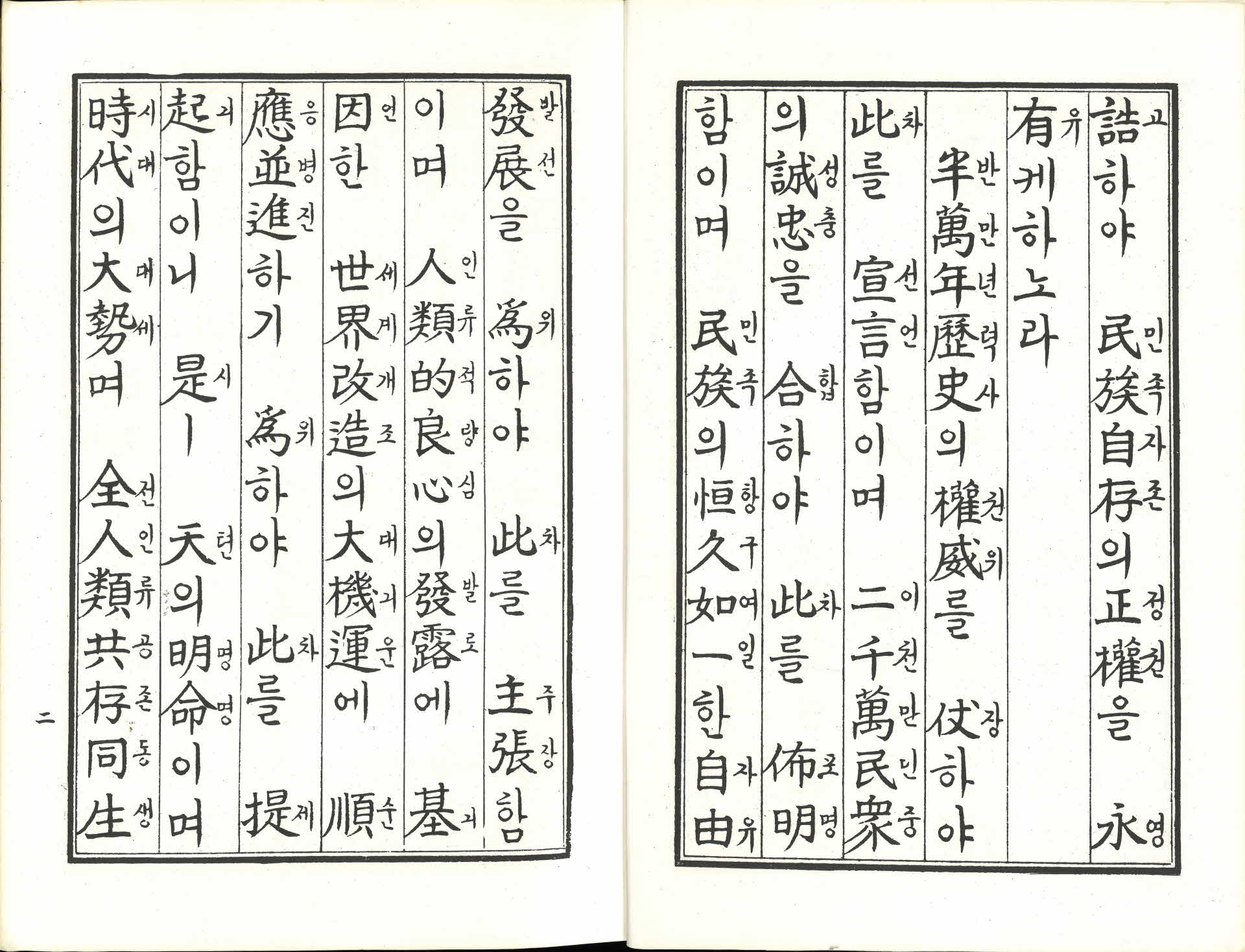 삼일독립선언서