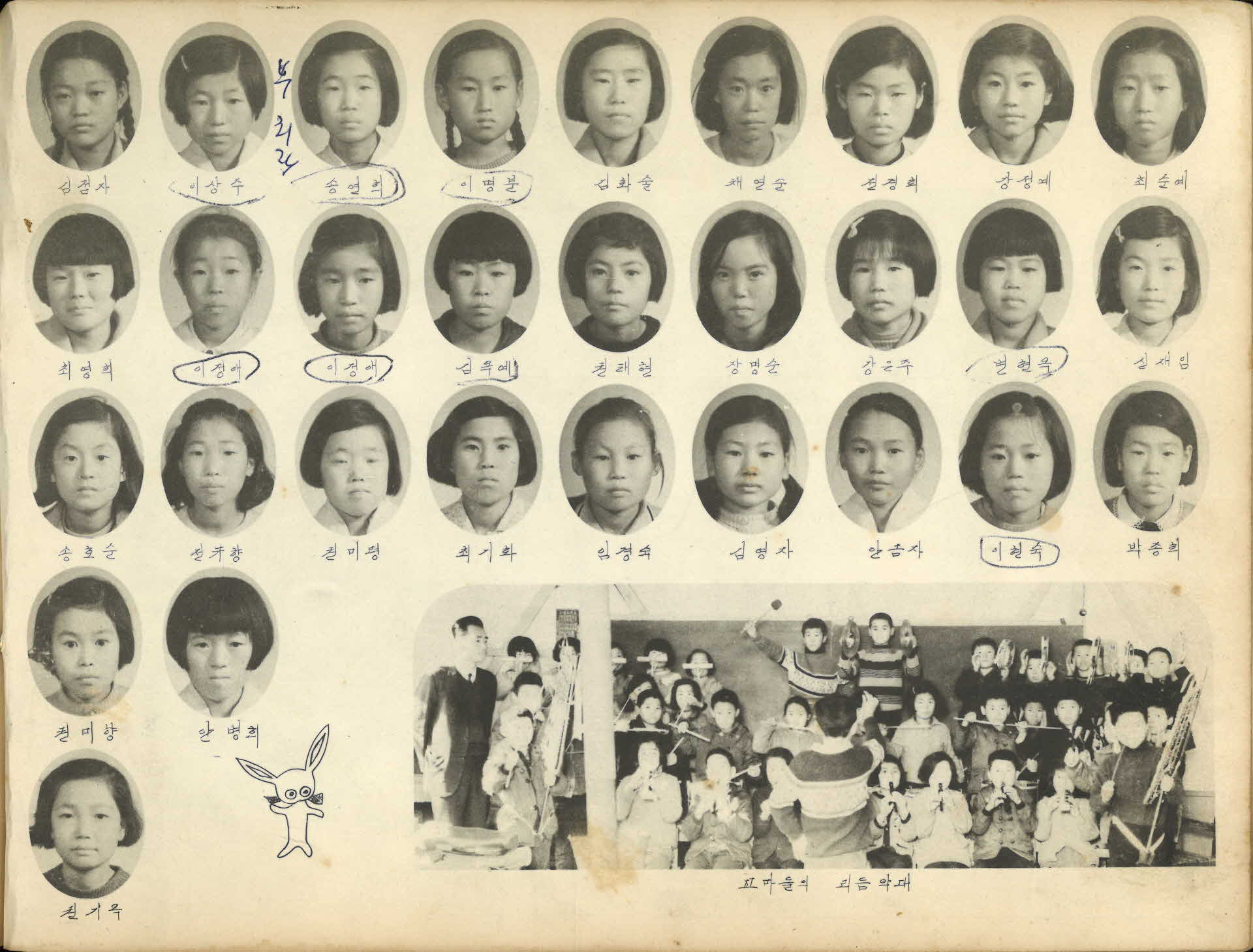 영주동부국민학교 제23회 졸업기념