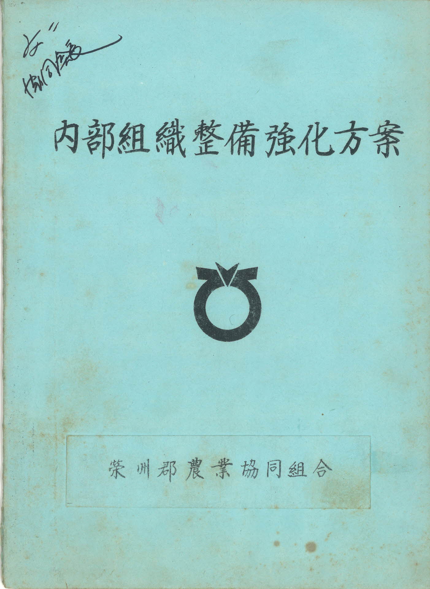 (새마을운동)내부조직정비강화방안