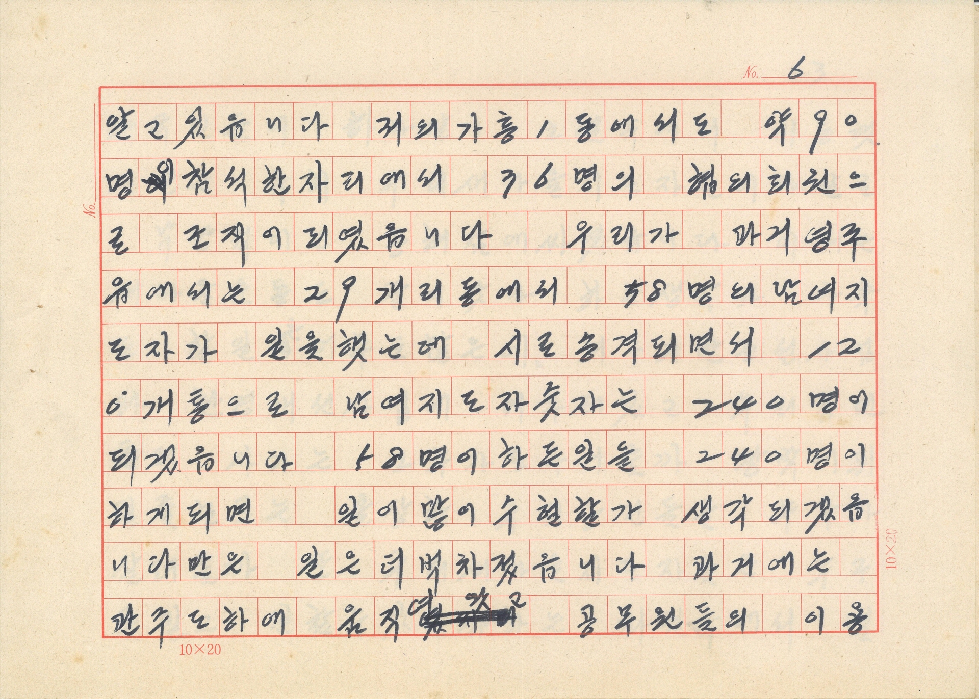 광복 35주년 기념행사와 새마을지도자 전진대회 발표문